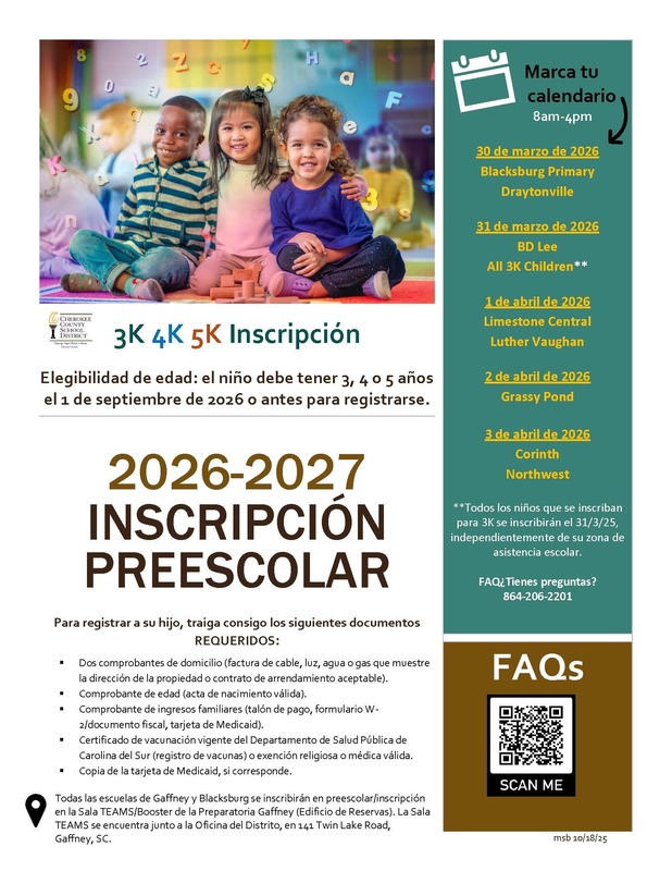 Preschool Registration