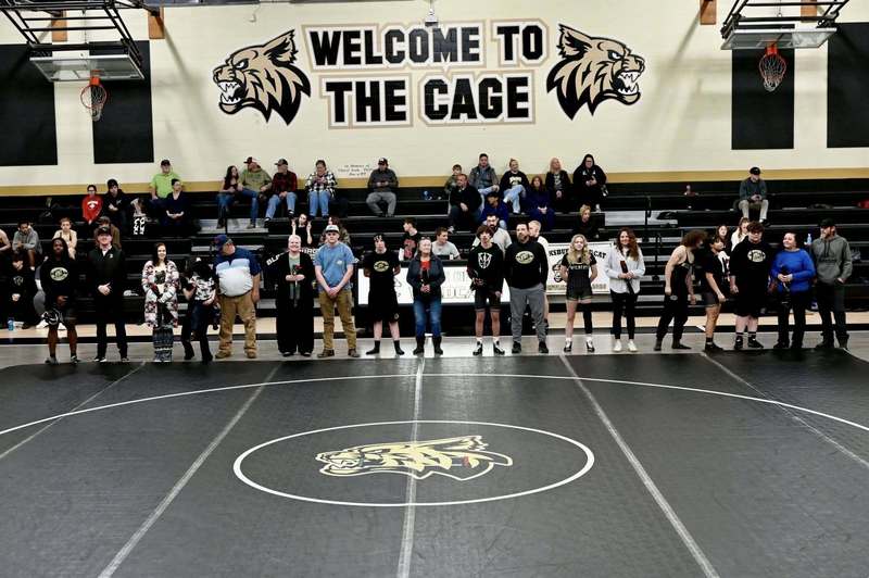 Senior night for wrestling team