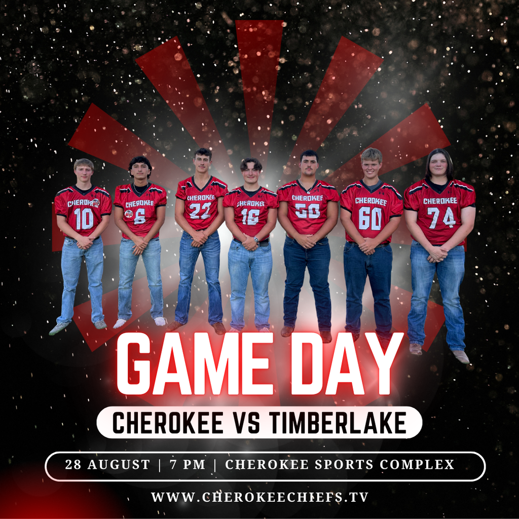 Game Day Graphic for August 28 football game.