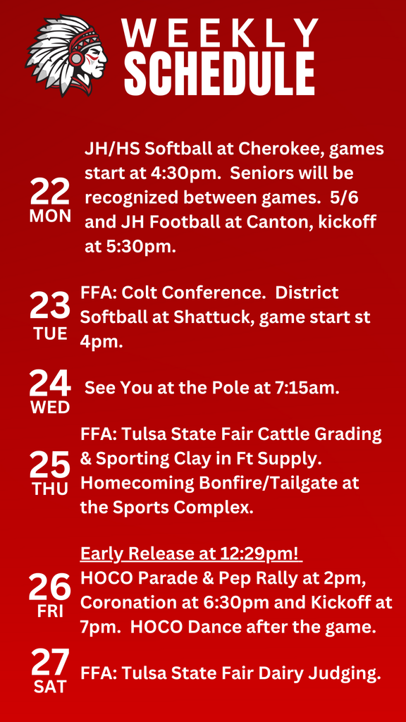 Weekly schedule of events found on our website.