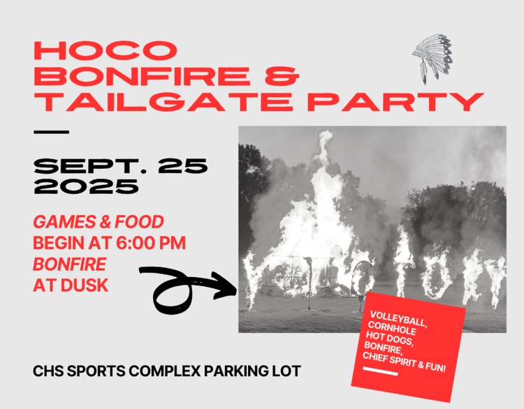 HOCO Bonfire flyer