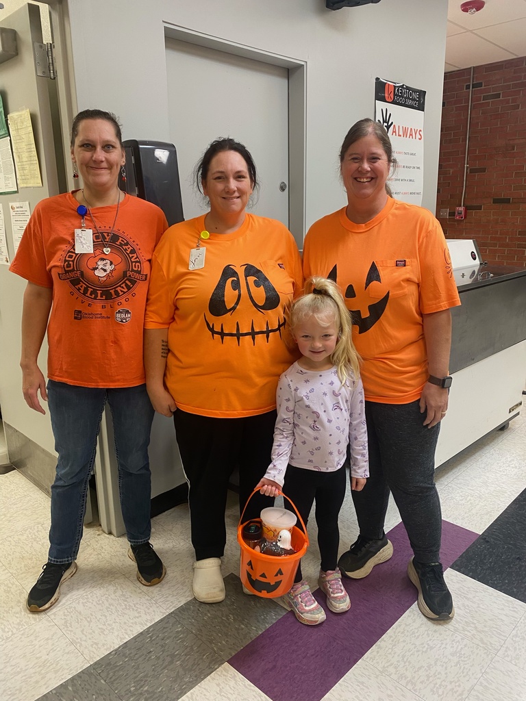 October 2025 Coloring Contest winner with Cafeteria Staff