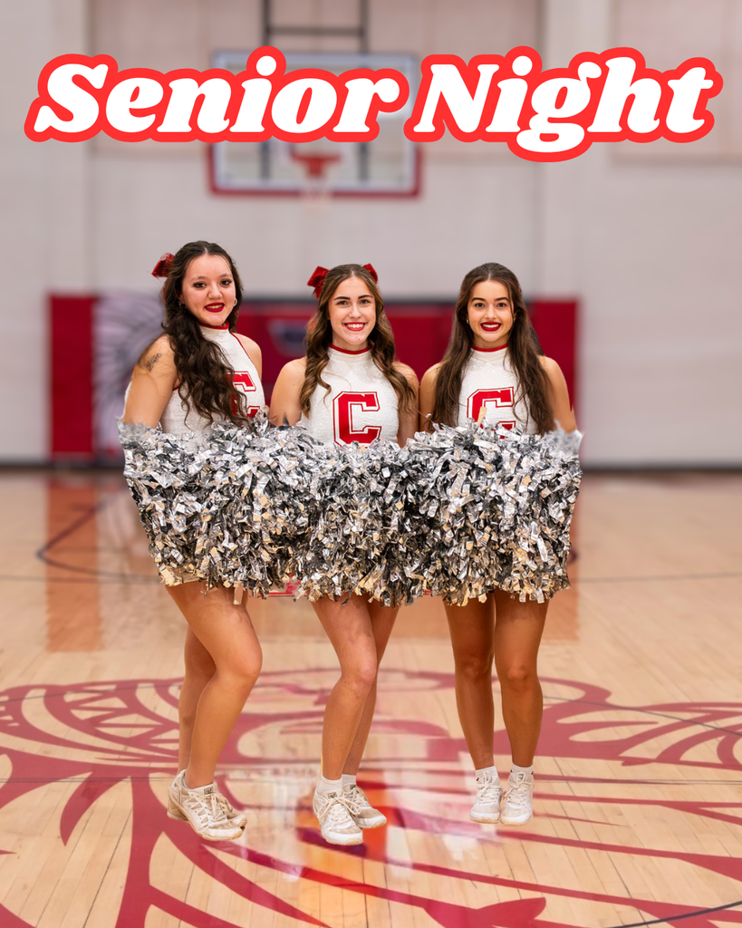 Photo of Senior Cheerleaders that will be recognized on Feb 6, 2026.
