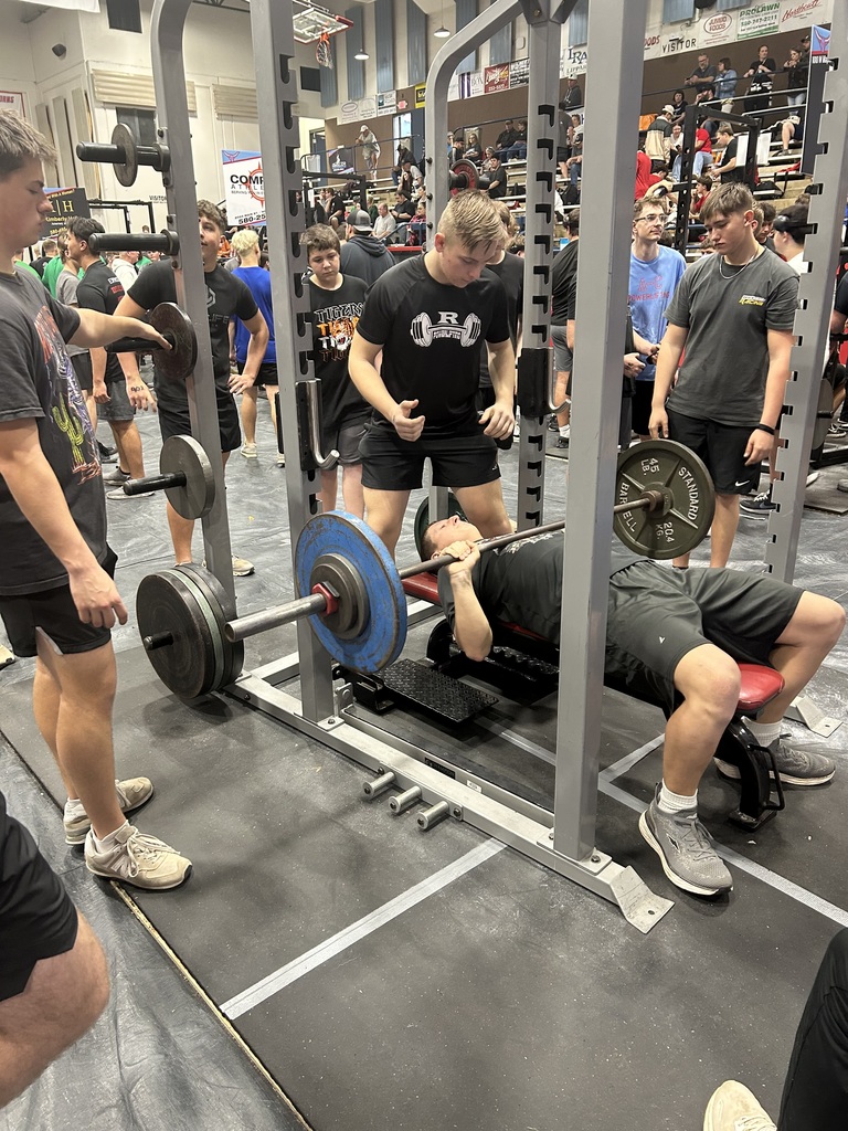 Student at a powerlifting meet.