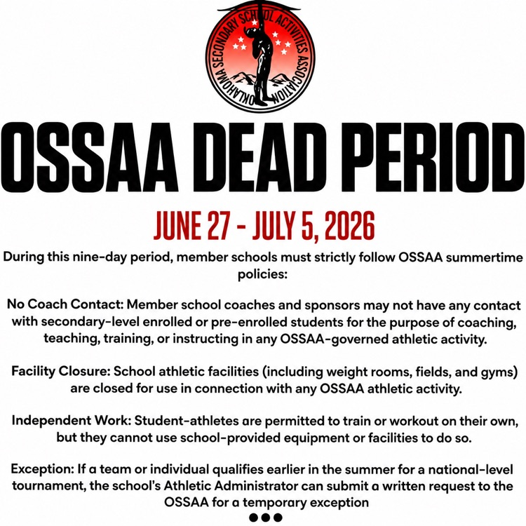 OSSAA Dead Week flyer