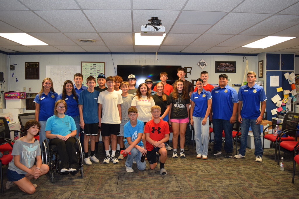 Photo of a group of FFA Students.