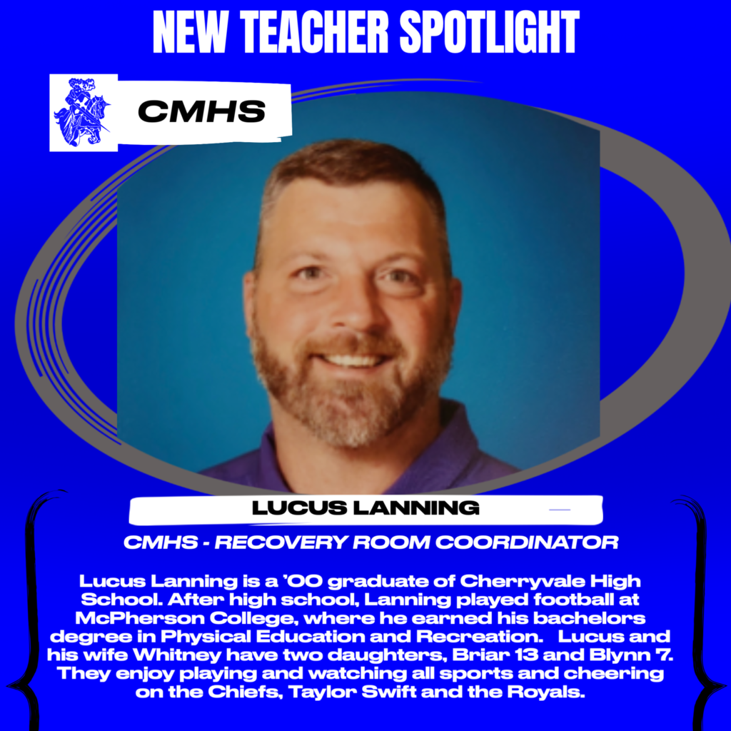 New Teacher Bio - Lucus Lanning