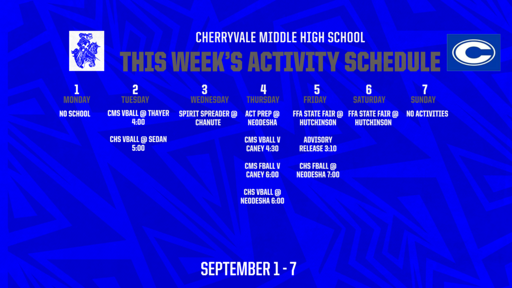 CMHS ANNOUNCEMENTS 9-1