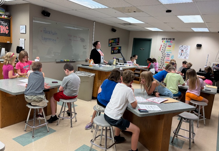 Mrs. Keck’s class and Ms. Lumm’s class