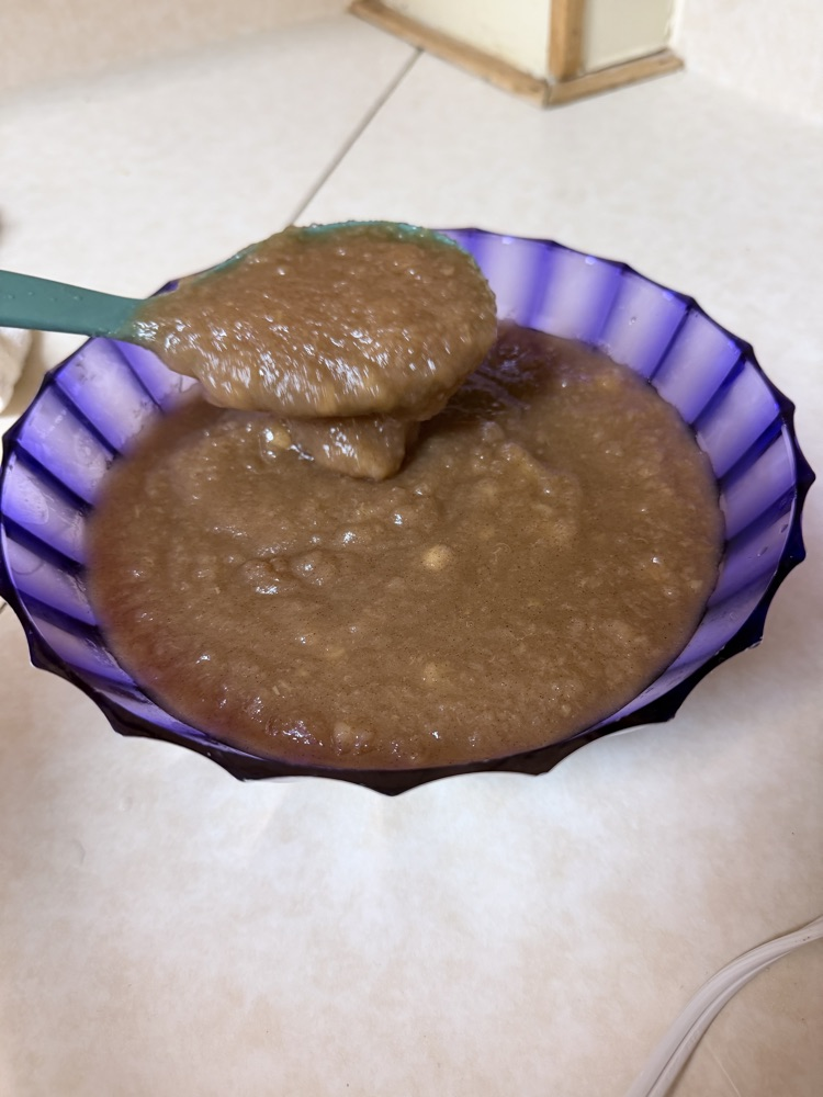 done and waiting until morning to enjoy at snack