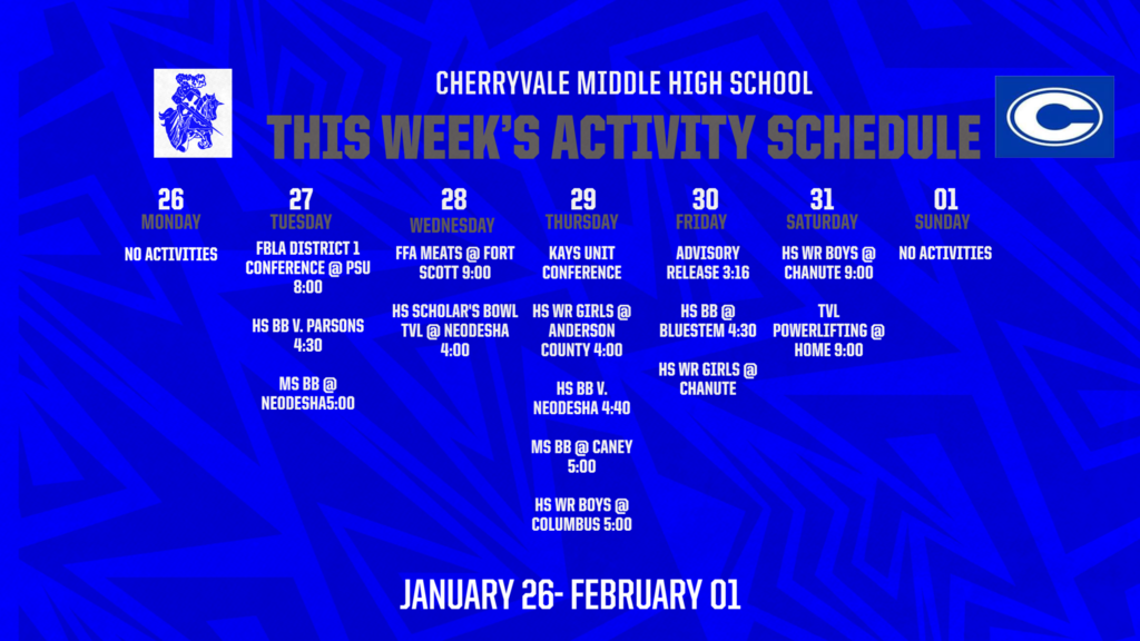 1-19CMHSAnnouncements 