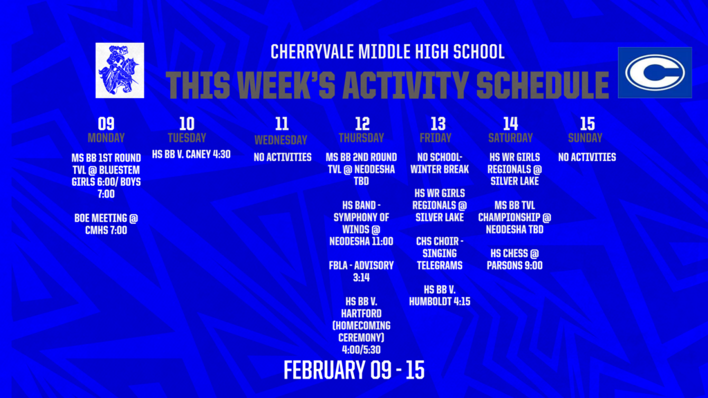 2-9CMHS Announcements