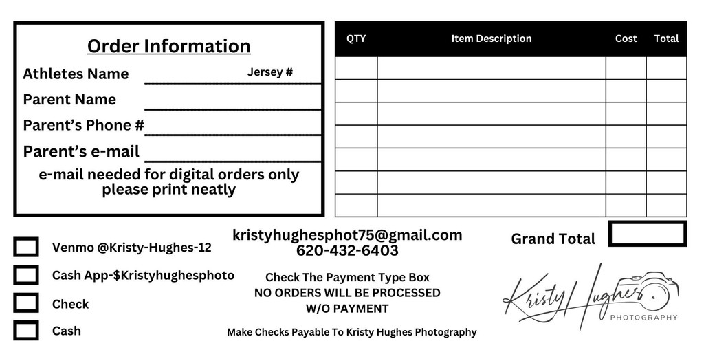 Order form