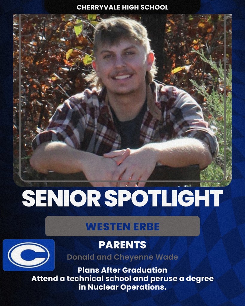 2026 Cherryvale High School Senior Spotlight. Go Chargers