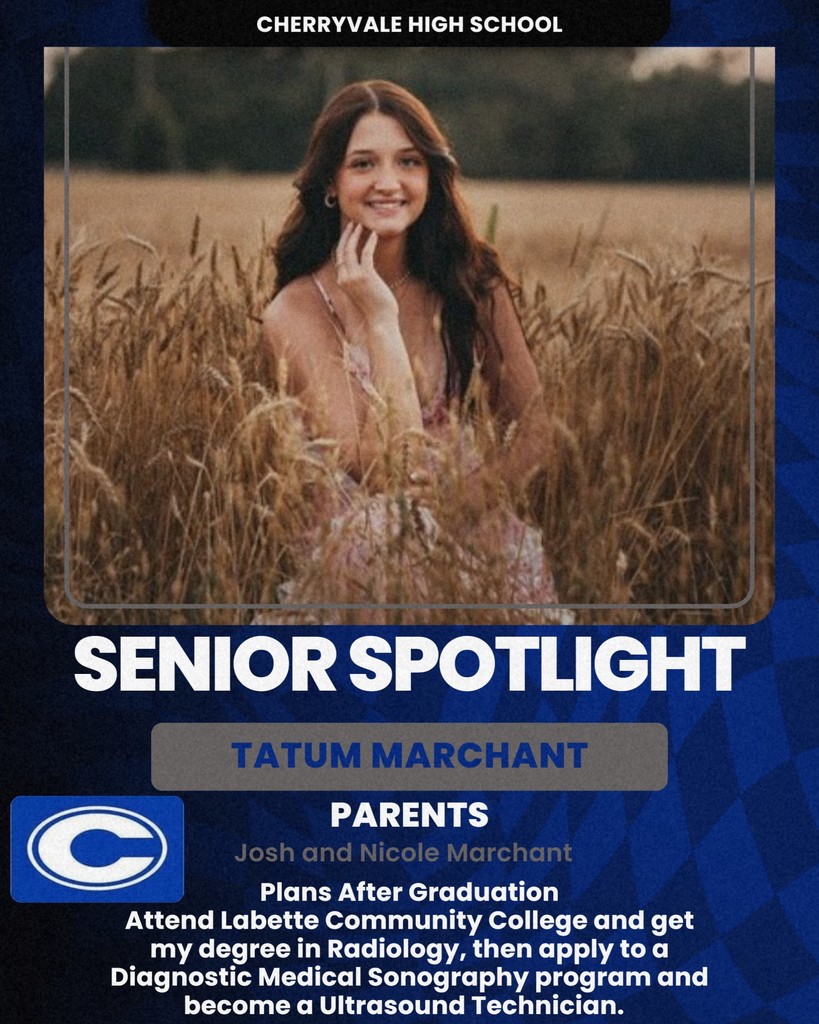 2026 Cherryvale High School Senior Spotlight. Go Chargers