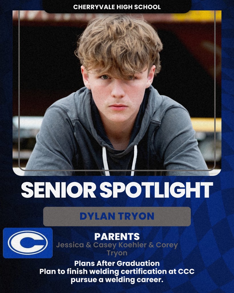 2026 Cherryvale High School Senior Spotlight. Go Chargers