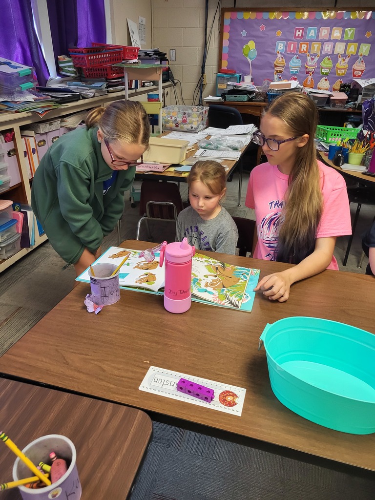 Students reading together