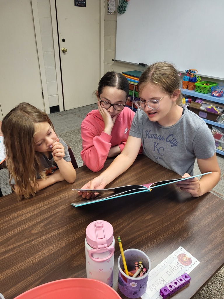 Students reading together