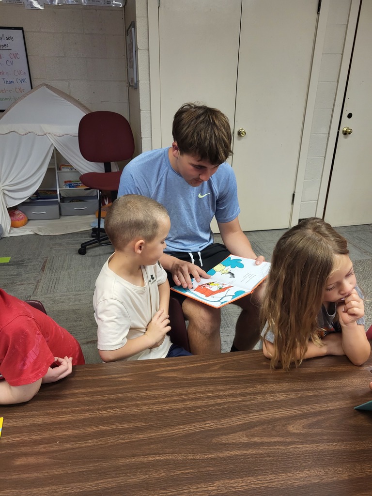 Students reading together