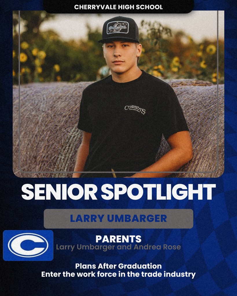 2026 Cherryvale High School Senior Spotlight. Go Chargers