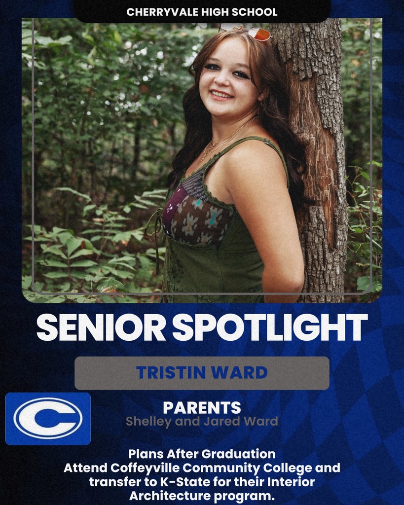 2026 Cherryvale High School Senior Spotlight. Go Chargers