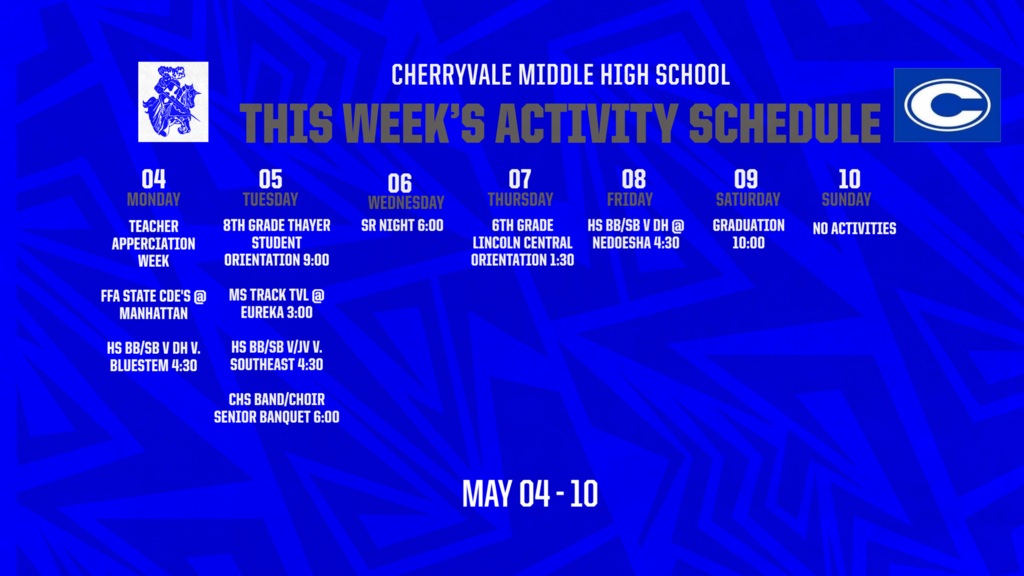 CMHS Announcements