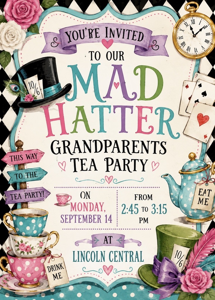 Grandparent's Day Flyer K-6