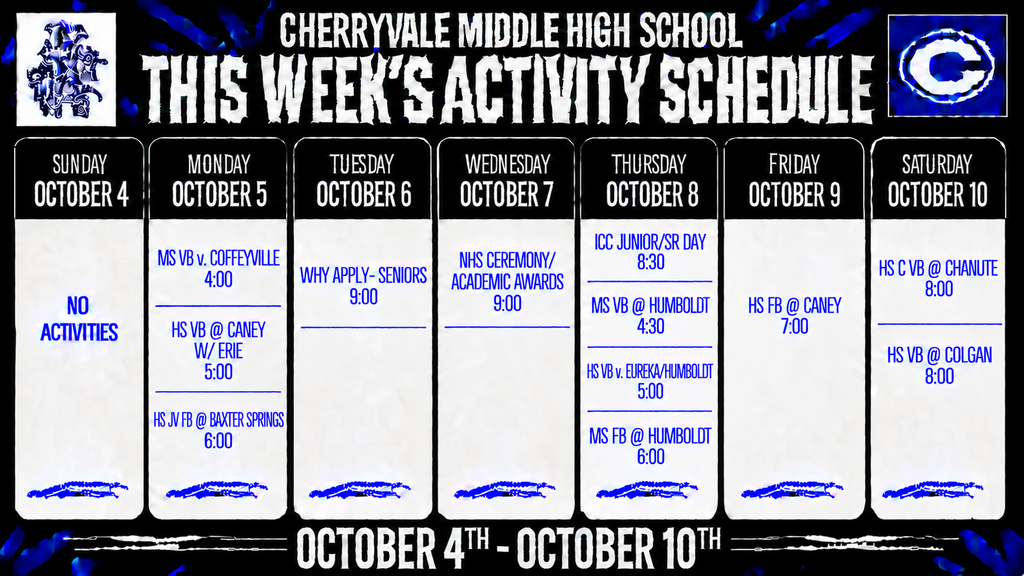 CMHS Announcements