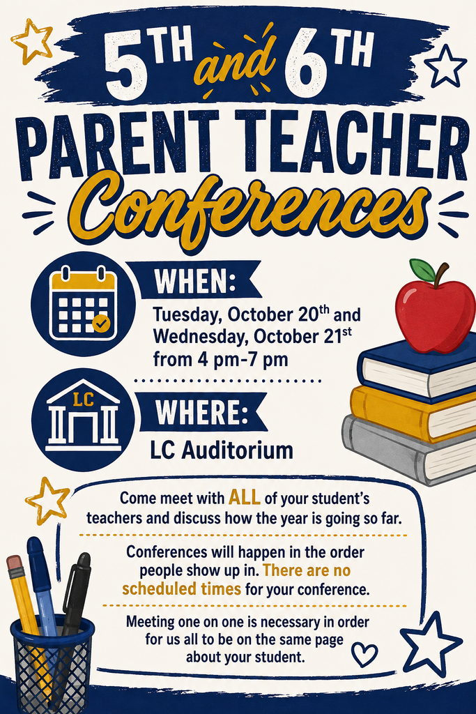 5th/6th grade conference flyer