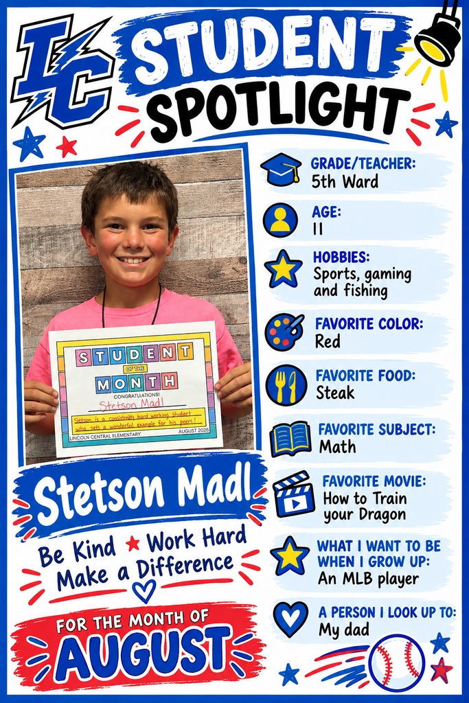 August SOM -5th grade