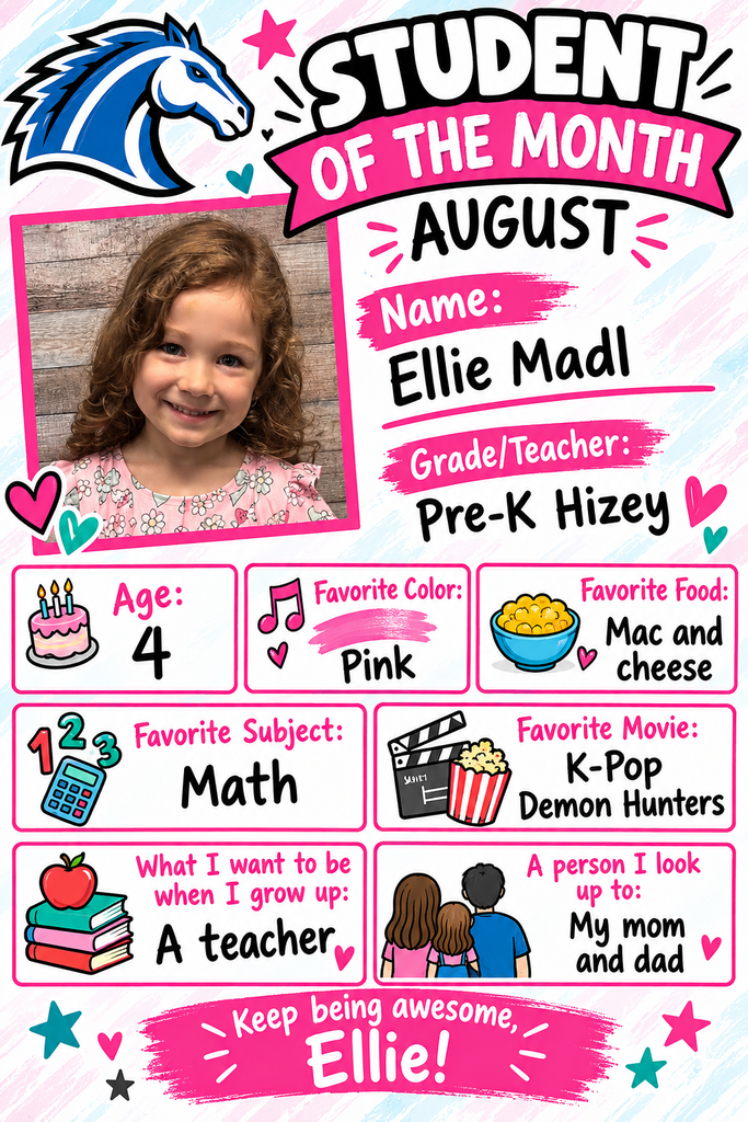 August SOM -PreK
