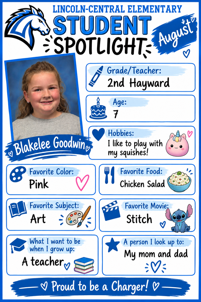 August SOM -2nd grade