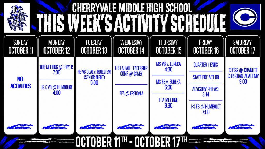 CMHS Announcements