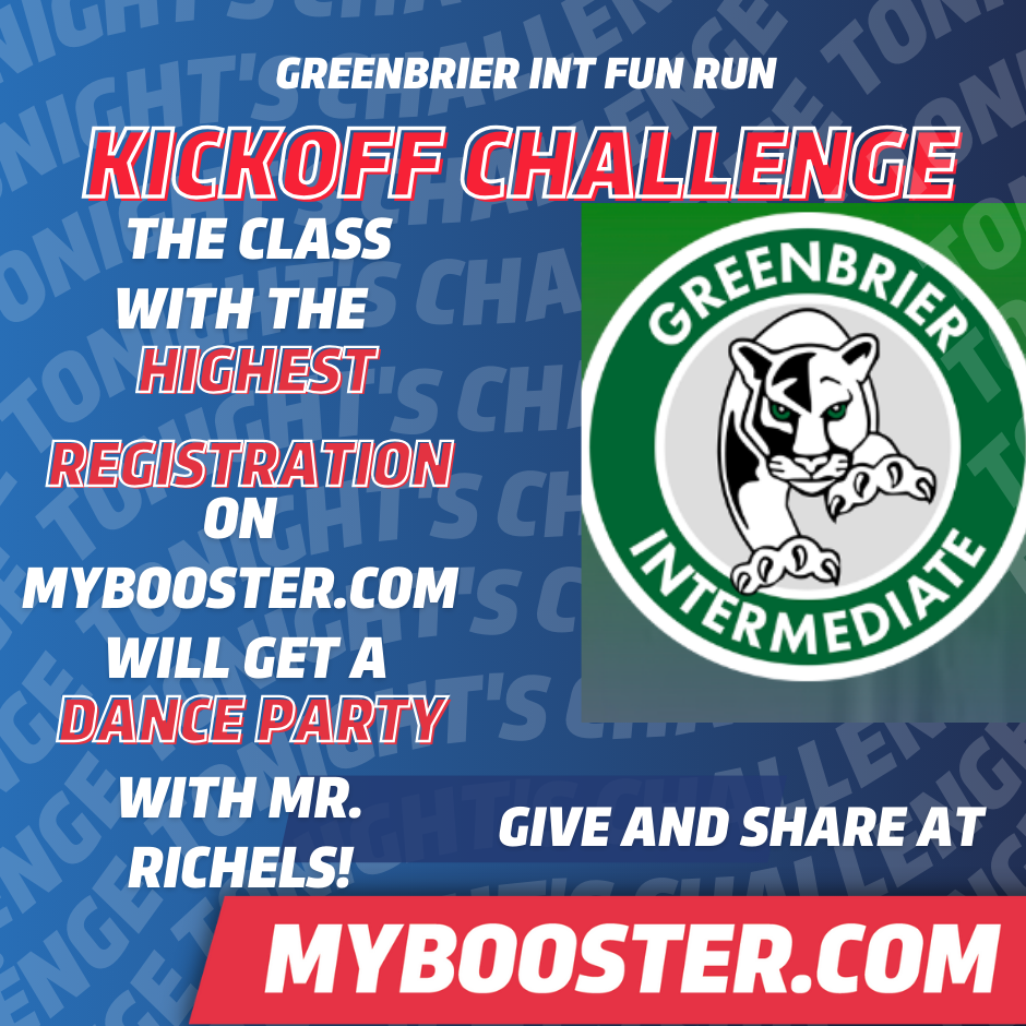 Greenbrier Intermediate Fun Run Greenbrier Intermediate