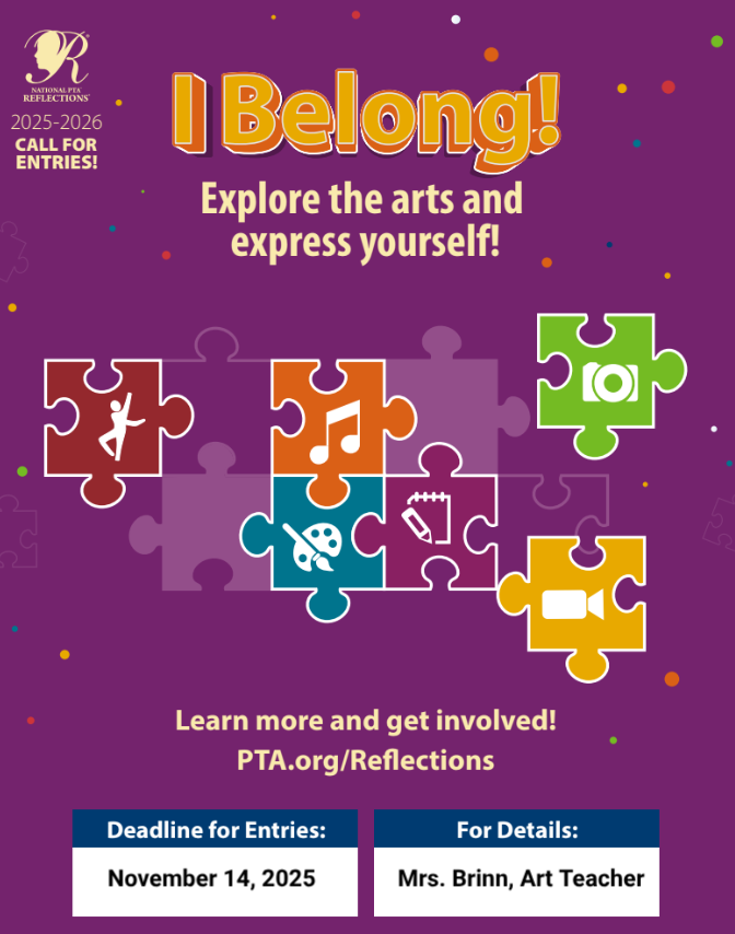 I belong! Reflections contest flyer
