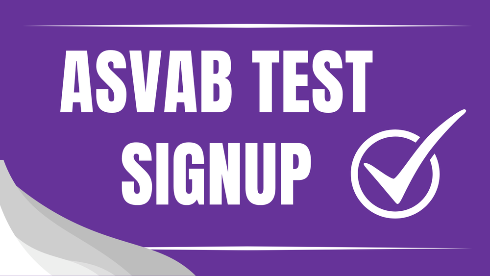 ASVAB Test Signup