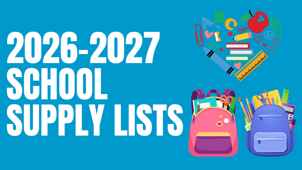 school supply list graphic