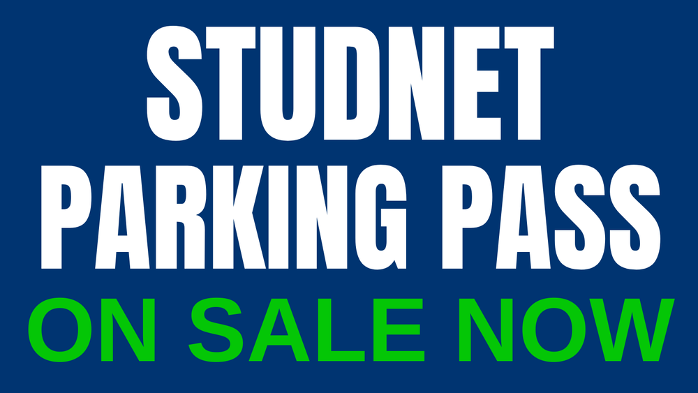 student parking pass on sale now