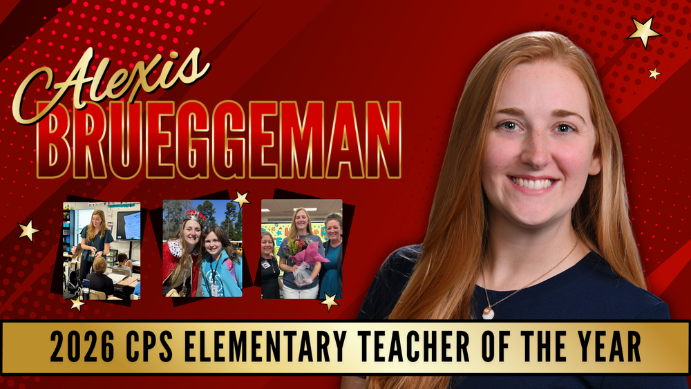 Alexis Brueggeman is our 2026 Elementary Teacher of the Year!