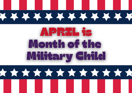April is Month of the Military Child
