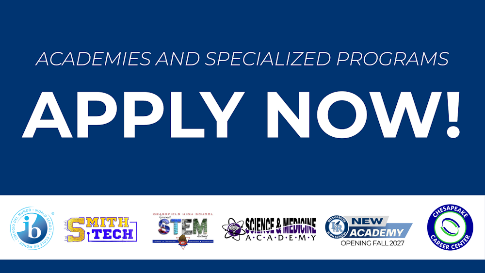 Apply Now - Academies and Specialized Programs