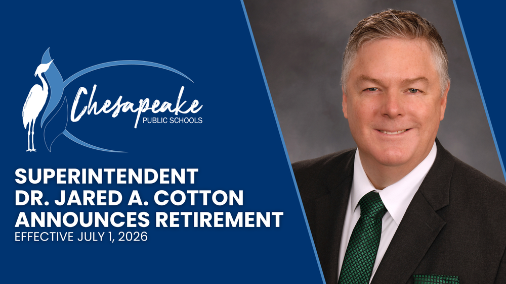 Superintendent Dr. Jared A. Cotton announces retirement effective July 1, 2026