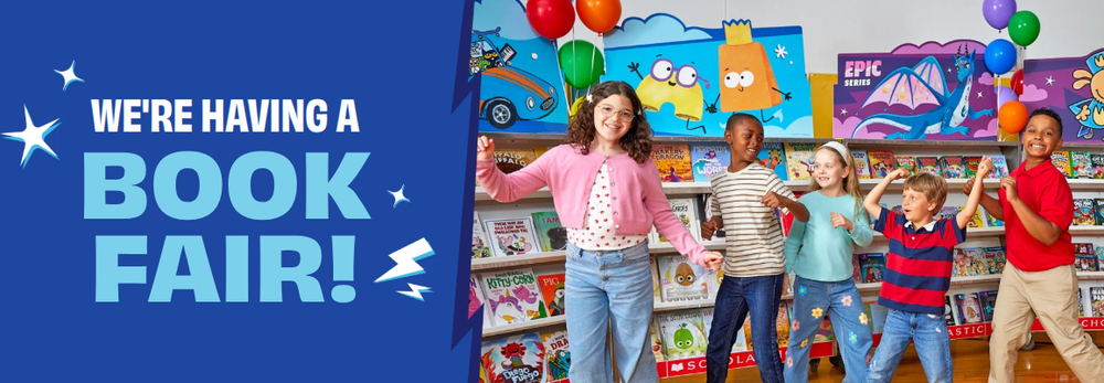 We're having a Book Fair! Graphic