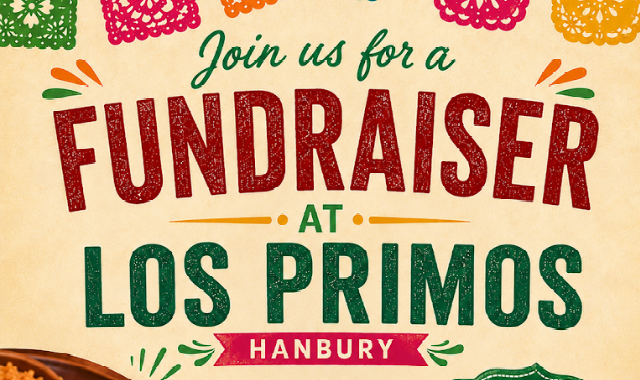Join us for a fundraiser at Los Primos Hanbury
