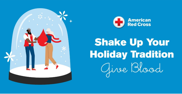 American Red Cross Shake Up Your Holiday Tradition Give Blood