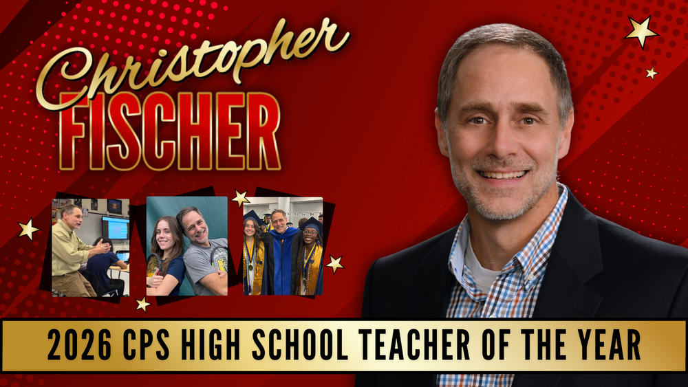 Dr. Fischer is the 2026 Chesapeake High School Teacher of the Year!
