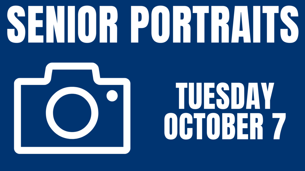 Senior Portrait Makeup Day is Tuesday, October 7,  2025