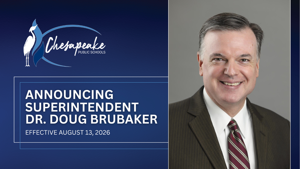 Announcing Superintendent Dr. Doug Brubaker