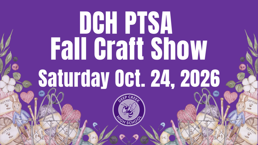 Fall Craft Show - Saturday Oct. 24, 2026