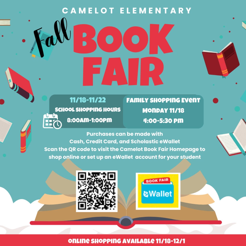 Camelot's Book Fair Flyer